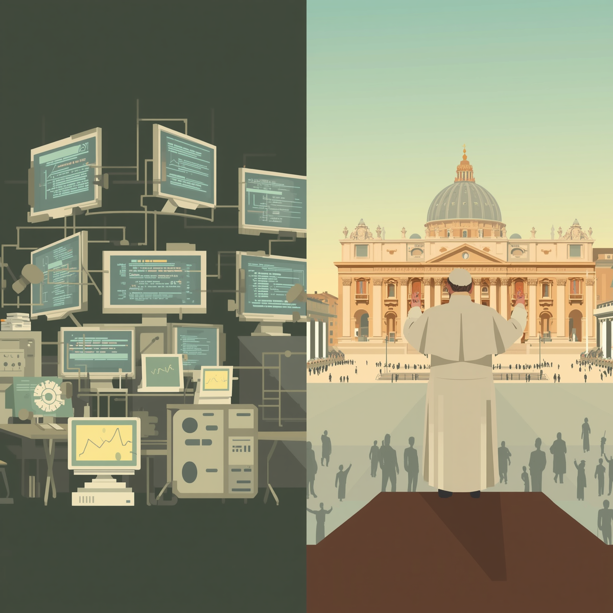 La visione del papa sull’AI