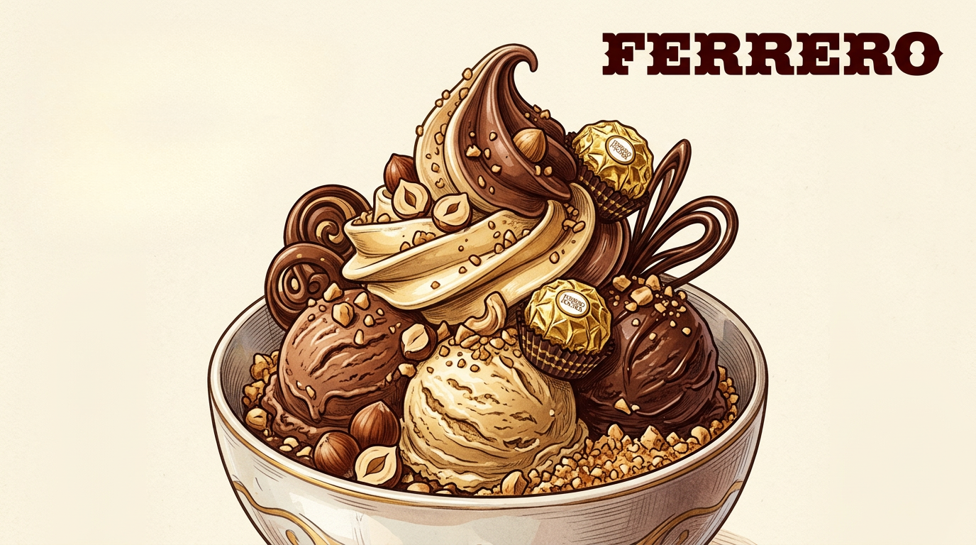 Summer and the Ferrero ice-creams