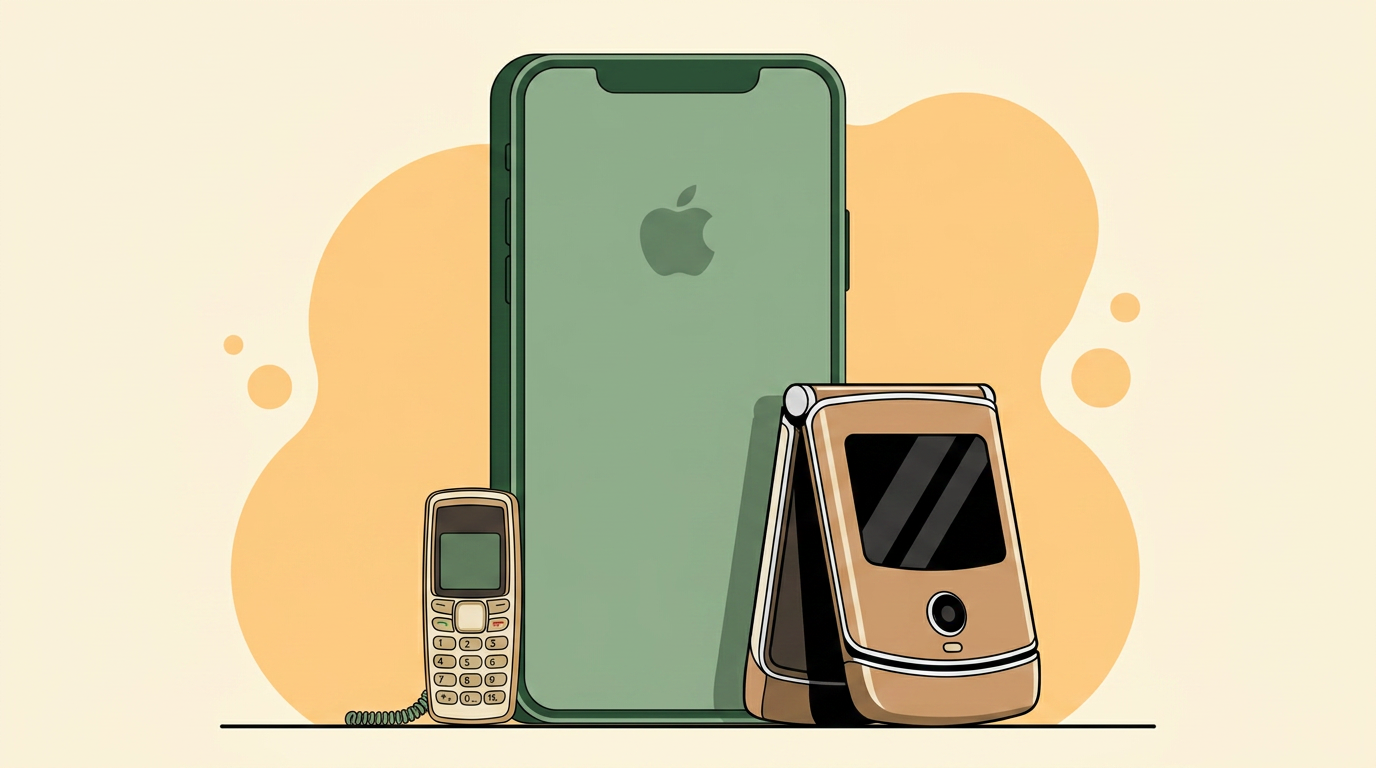The comeback of flip phones