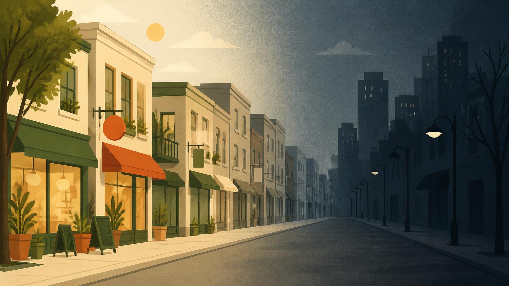 Empty storefronts, new cities