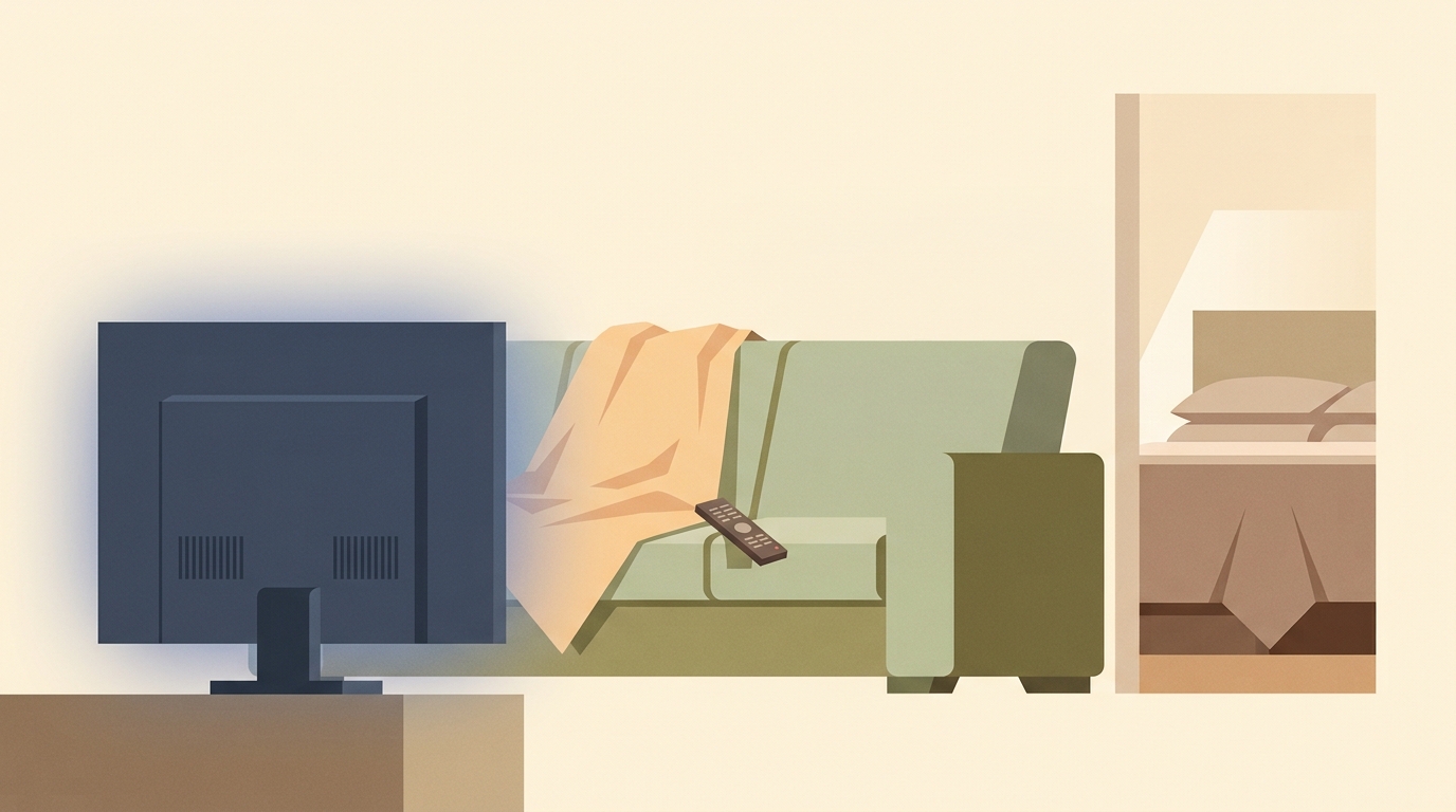 Crollo sul divano, per design