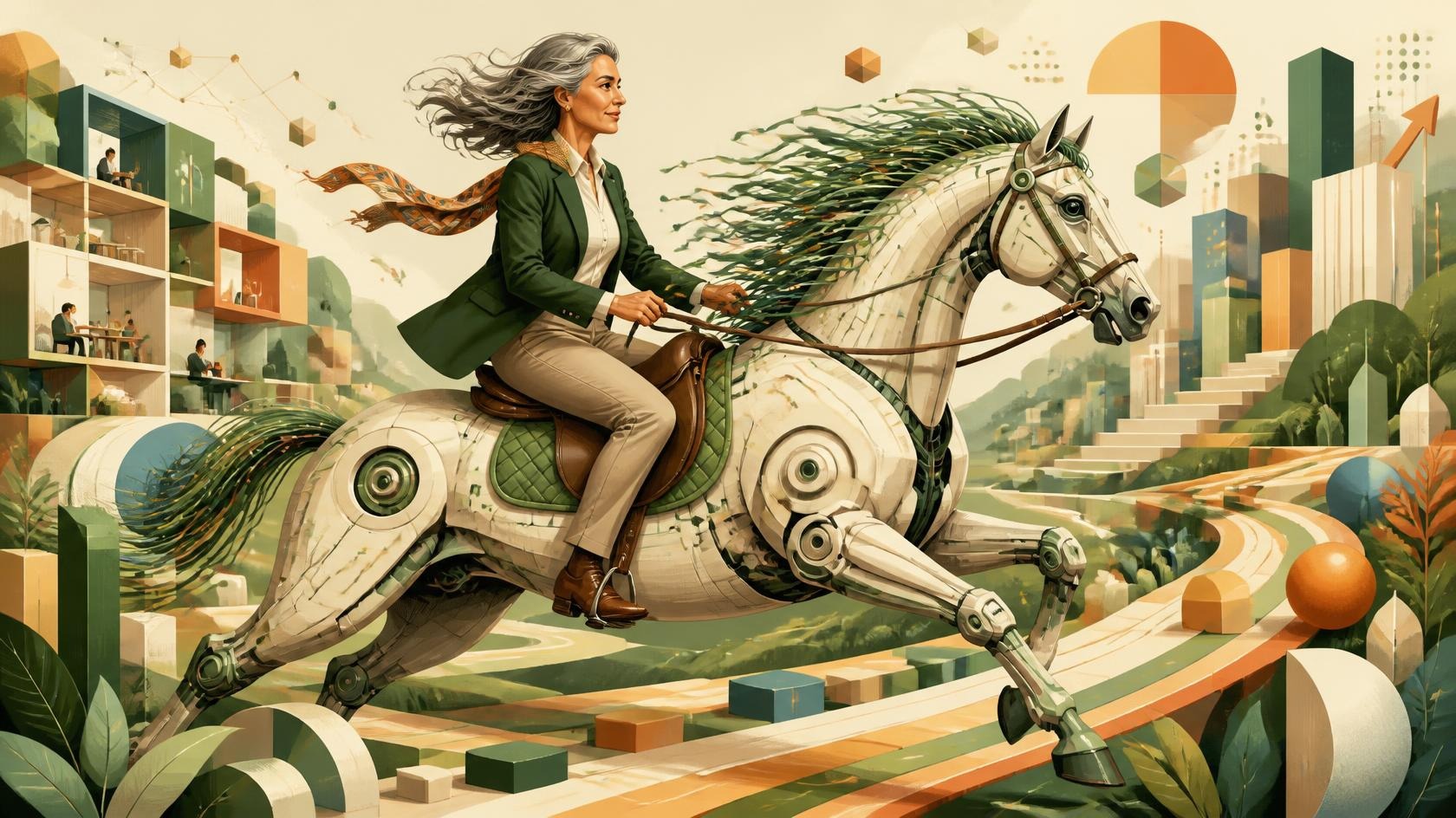 Over 50, still in the saddle
